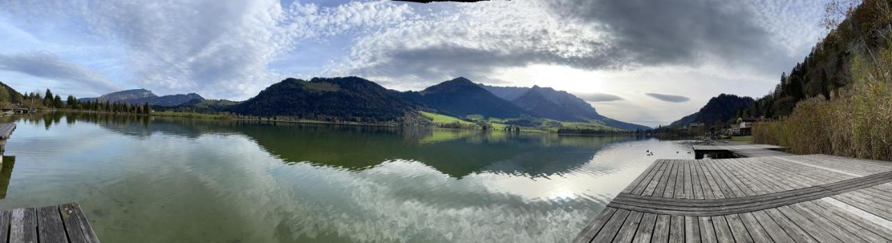 Ferienhaus Kaiserblick - Fewo2 Walchsee Extérieur photo